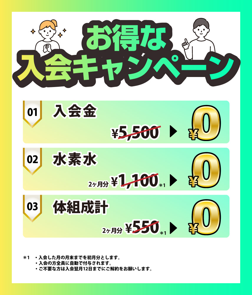 Ecofit24名東新宿店キャンペーン情報